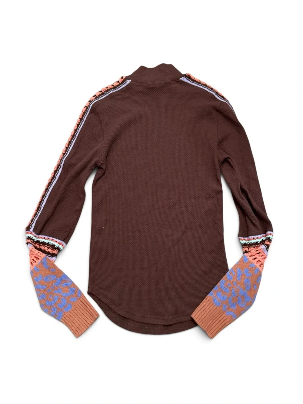 Free People Switch It Up Waffle Knit Top